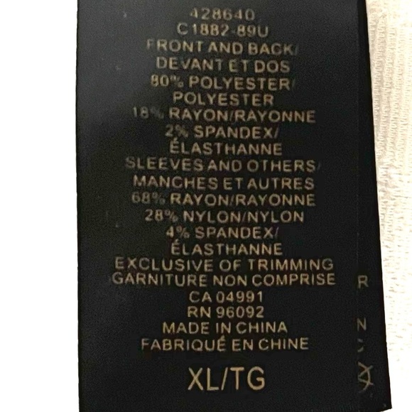 Dalia~Cable Pattern Sweater~Size XL~Ivory - Picture 10 of 11